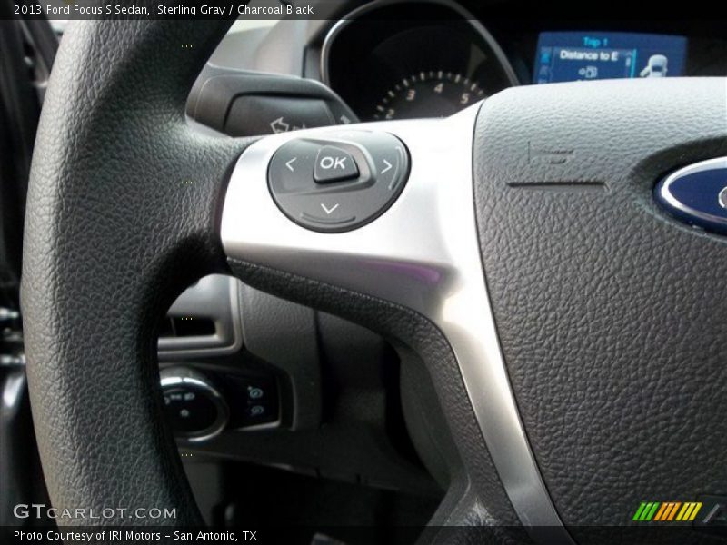 Sterling Gray / Charcoal Black 2013 Ford Focus S Sedan