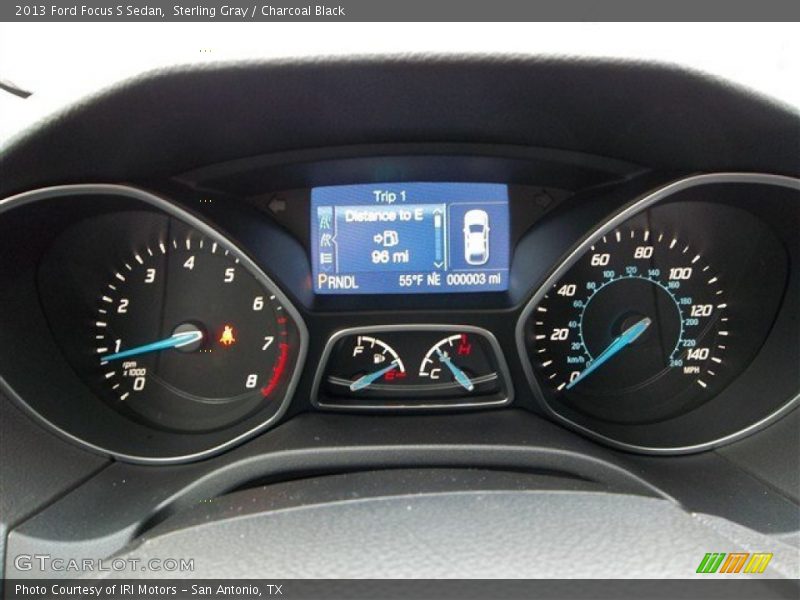 Sterling Gray / Charcoal Black 2013 Ford Focus S Sedan