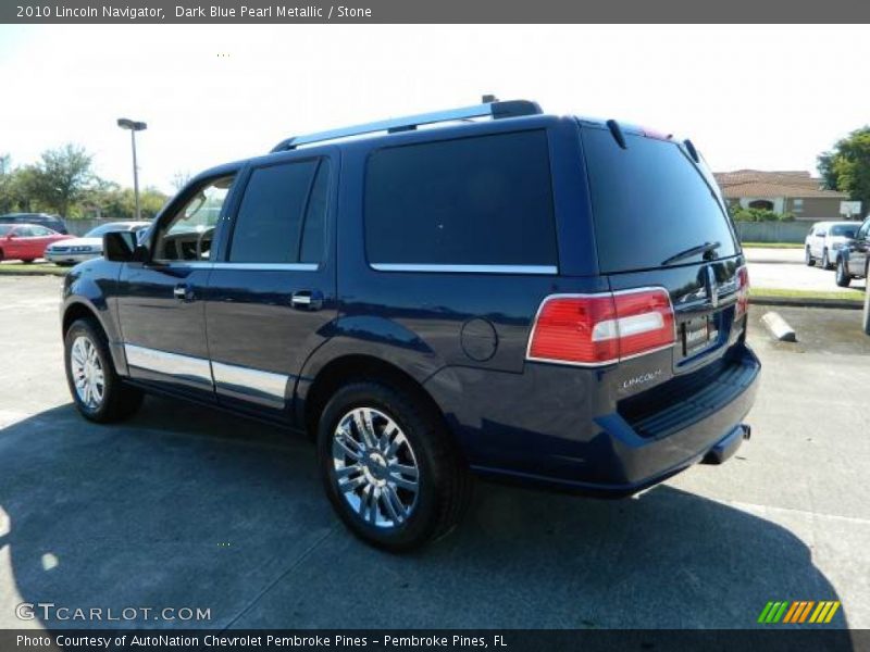 Dark Blue Pearl Metallic / Stone 2010 Lincoln Navigator
