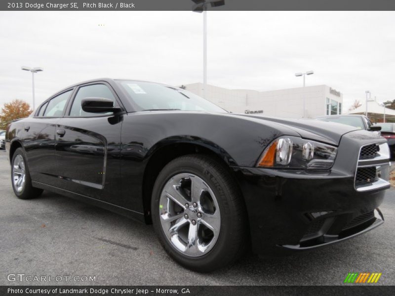 Pitch Black / Black 2013 Dodge Charger SE