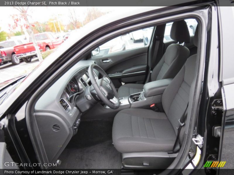 Pitch Black / Black 2013 Dodge Charger SE