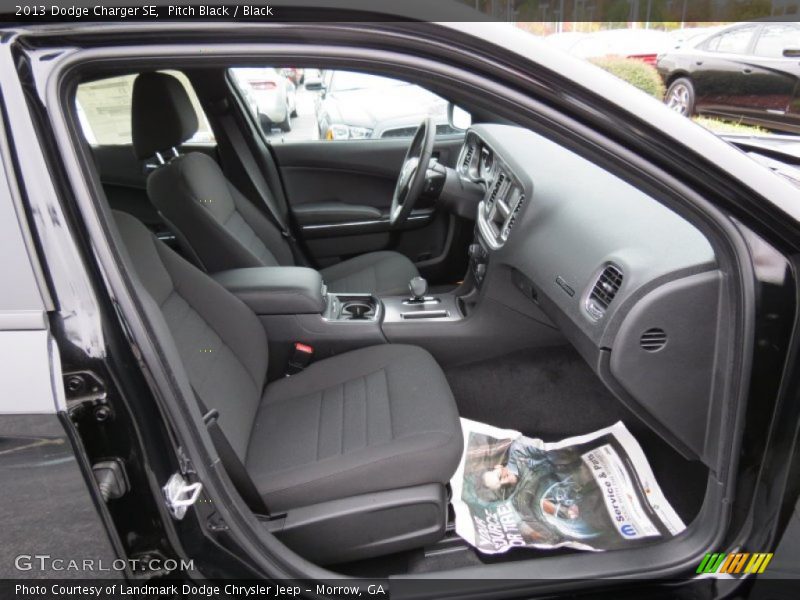 Pitch Black / Black 2013 Dodge Charger SE