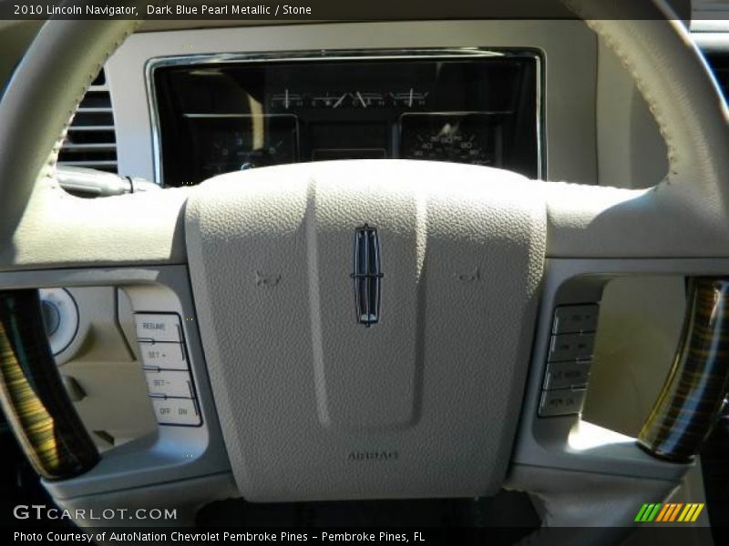 Dark Blue Pearl Metallic / Stone 2010 Lincoln Navigator