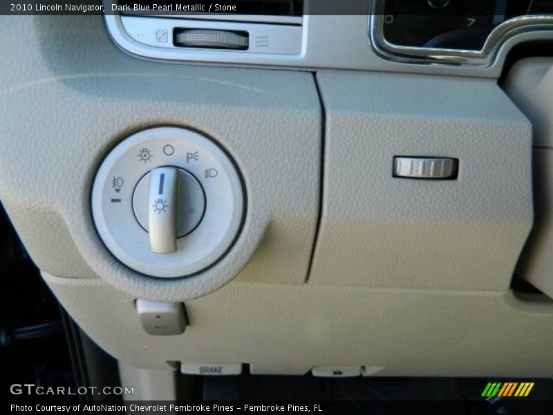 Dark Blue Pearl Metallic / Stone 2010 Lincoln Navigator