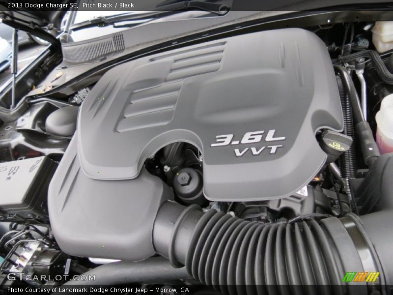 Pitch Black / Black 2013 Dodge Charger SE