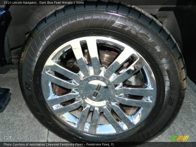 Dark Blue Pearl Metallic / Stone 2010 Lincoln Navigator