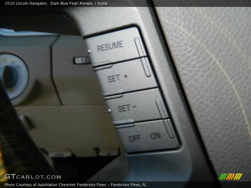 Dark Blue Pearl Metallic / Stone 2010 Lincoln Navigator