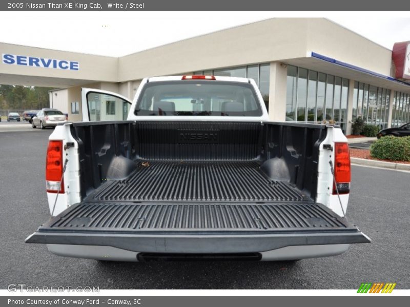White / Steel 2005 Nissan Titan XE King Cab