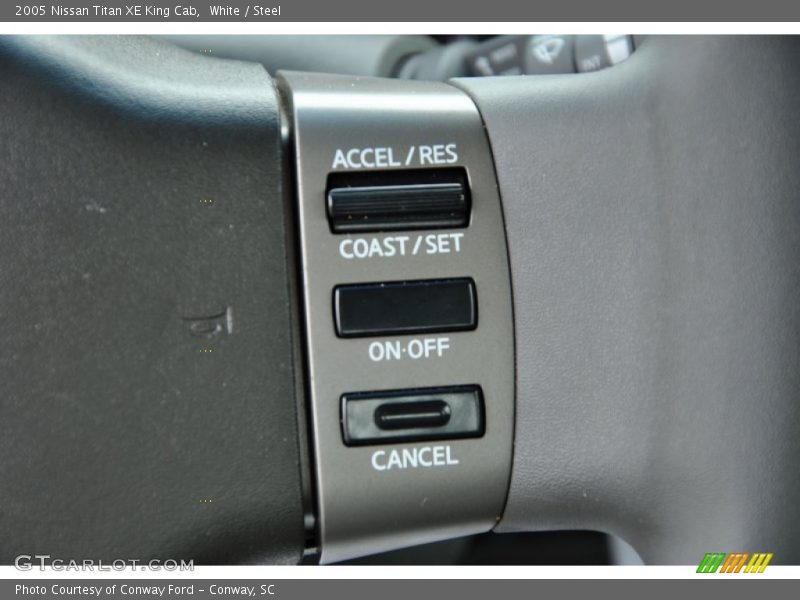 White / Steel 2005 Nissan Titan XE King Cab