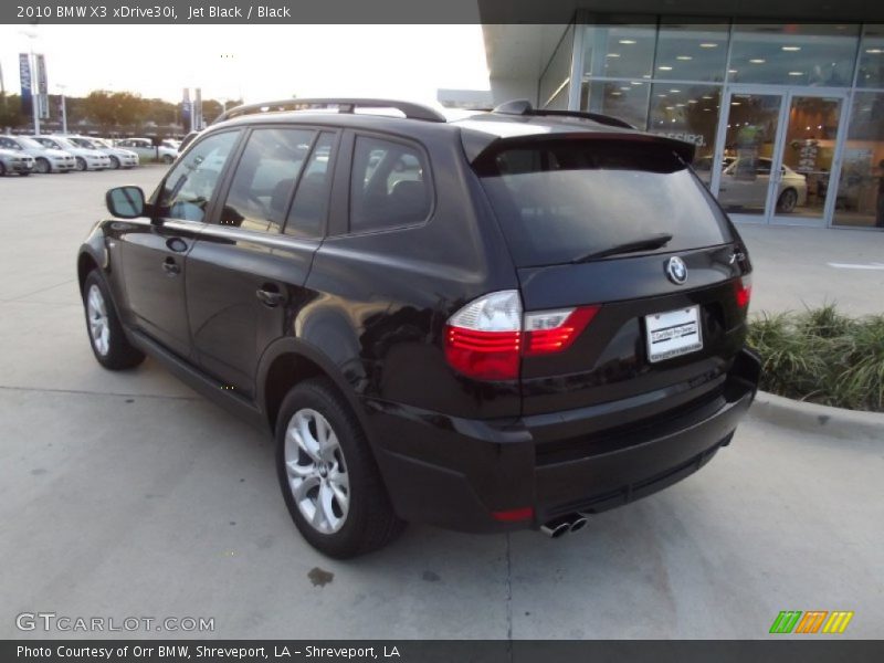 Jet Black / Black 2010 BMW X3 xDrive30i