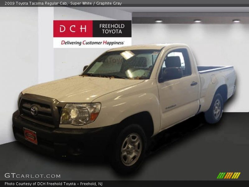 Super White / Graphite Gray 2009 Toyota Tacoma Regular Cab