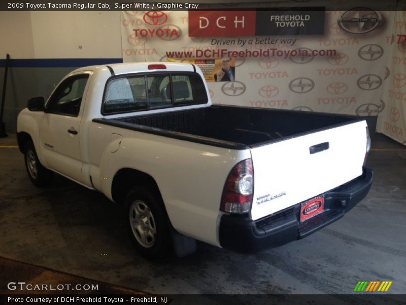 Super White / Graphite Gray 2009 Toyota Tacoma Regular Cab
