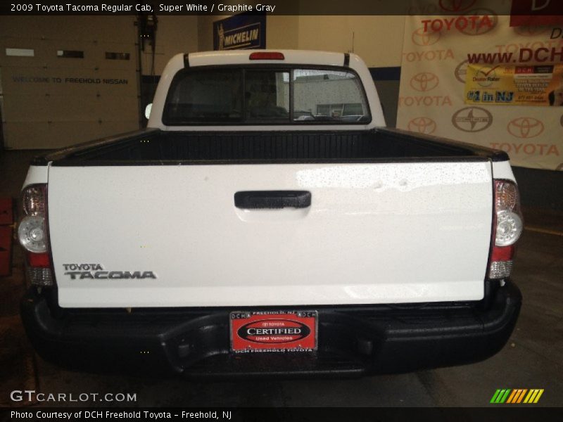Super White / Graphite Gray 2009 Toyota Tacoma Regular Cab