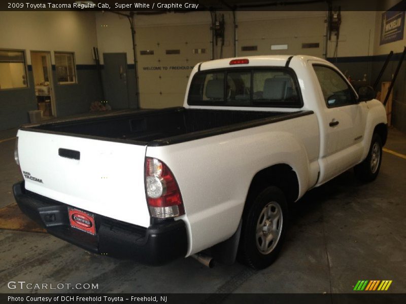Super White / Graphite Gray 2009 Toyota Tacoma Regular Cab