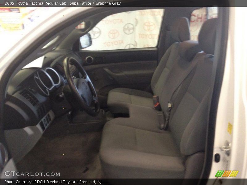 Super White / Graphite Gray 2009 Toyota Tacoma Regular Cab