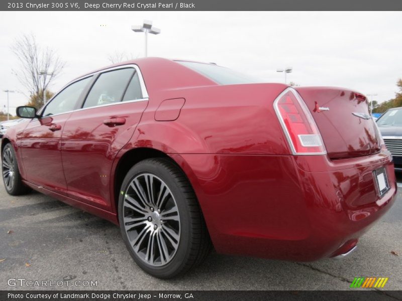 Deep Cherry Red Crystal Pearl / Black 2013 Chrysler 300 S V6