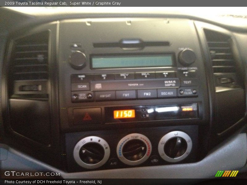Super White / Graphite Gray 2009 Toyota Tacoma Regular Cab