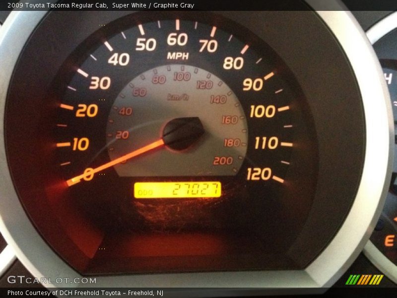 Super White / Graphite Gray 2009 Toyota Tacoma Regular Cab