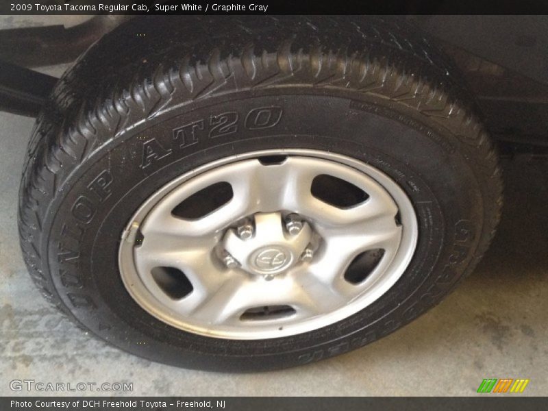 Super White / Graphite Gray 2009 Toyota Tacoma Regular Cab