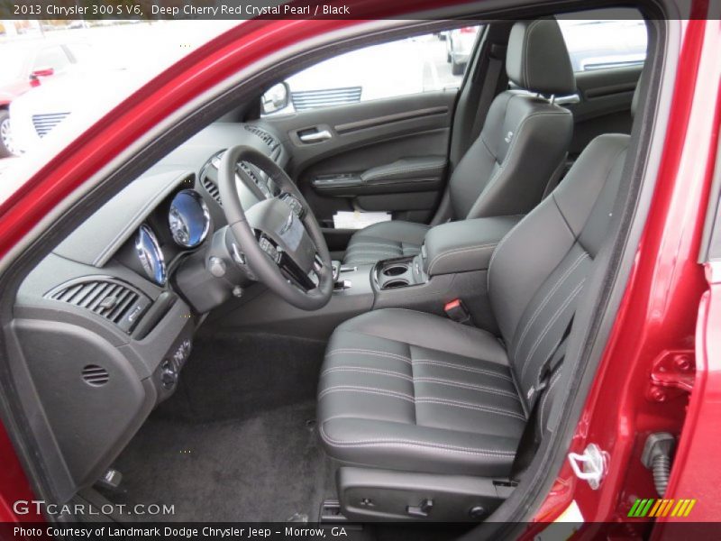 Deep Cherry Red Crystal Pearl / Black 2013 Chrysler 300 S V6