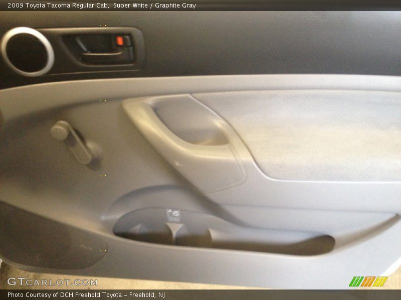 Super White / Graphite Gray 2009 Toyota Tacoma Regular Cab