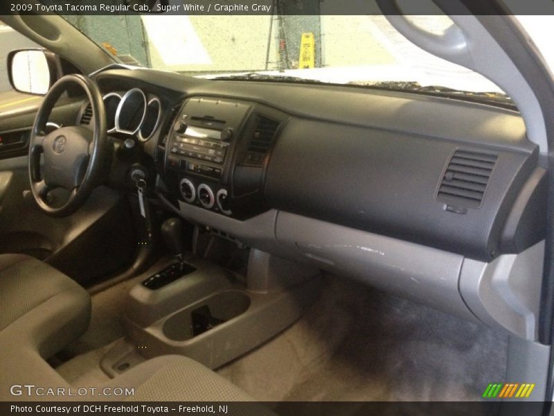 Super White / Graphite Gray 2009 Toyota Tacoma Regular Cab