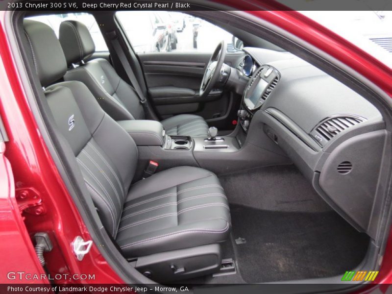 Deep Cherry Red Crystal Pearl / Black 2013 Chrysler 300 S V6