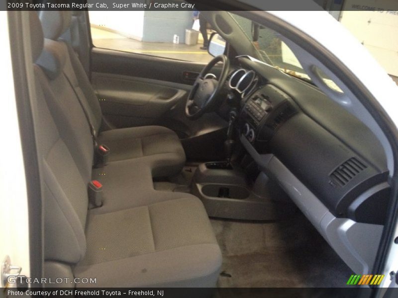 Super White / Graphite Gray 2009 Toyota Tacoma Regular Cab
