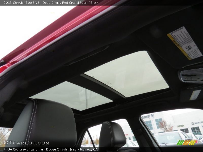 Deep Cherry Red Crystal Pearl / Black 2013 Chrysler 300 S V6