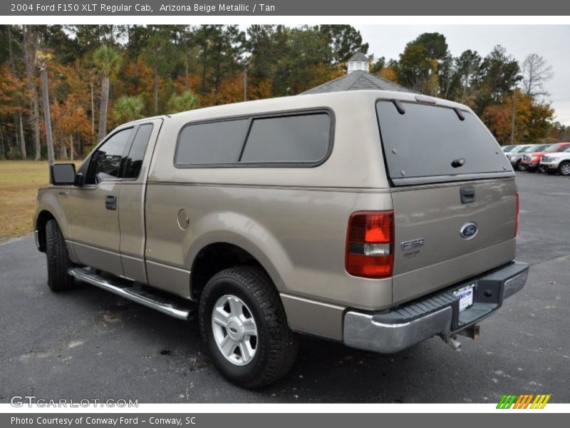 Arizona Beige Metallic / Tan 2004 Ford F150 XLT Regular Cab