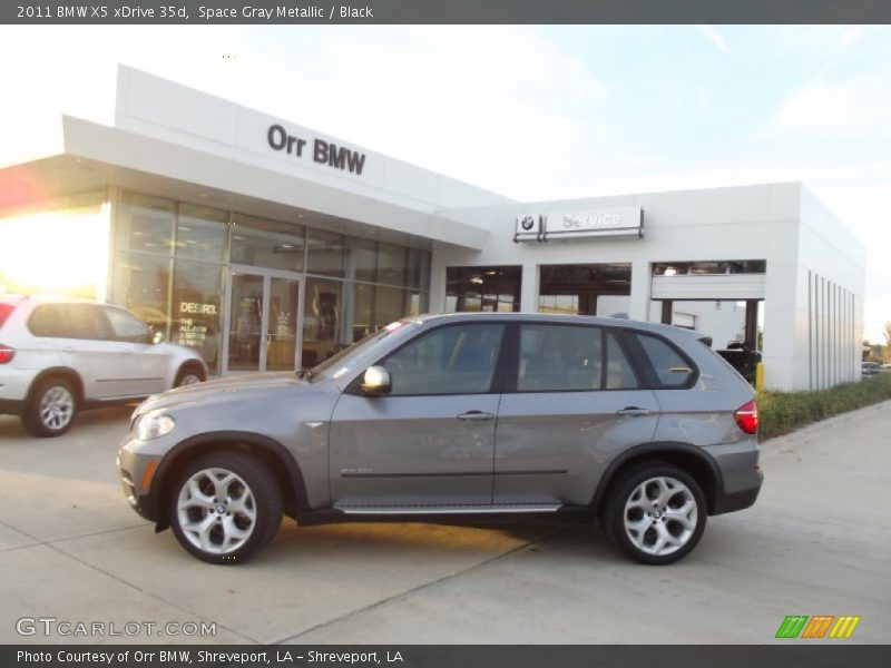 Space Gray Metallic / Black 2011 BMW X5 xDrive 35d