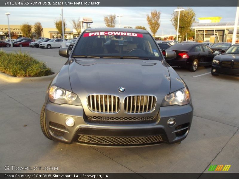 Space Gray Metallic / Black 2011 BMW X5 xDrive 35d