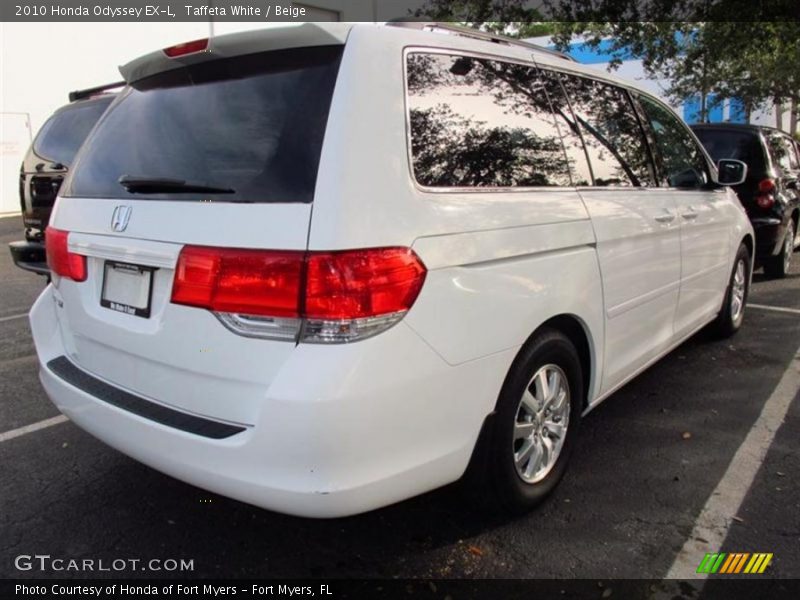 Taffeta White / Beige 2010 Honda Odyssey EX-L