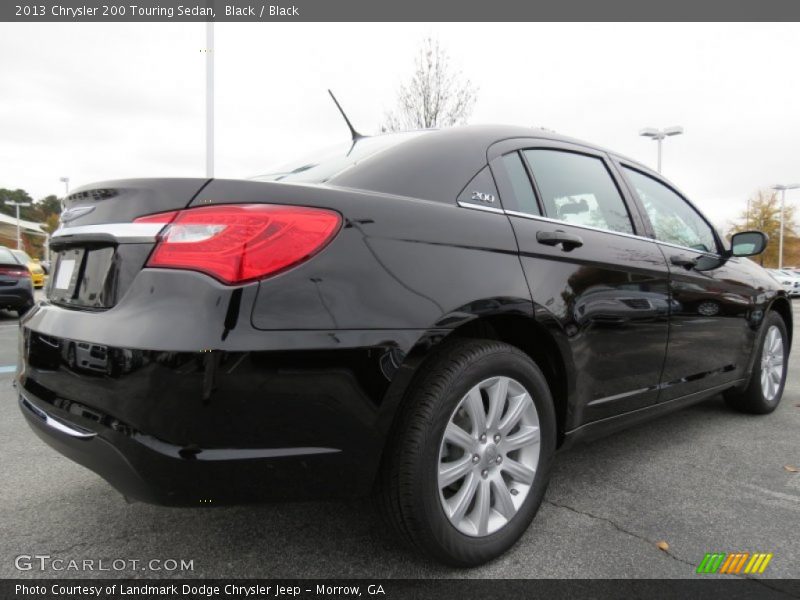 Black / Black 2013 Chrysler 200 Touring Sedan