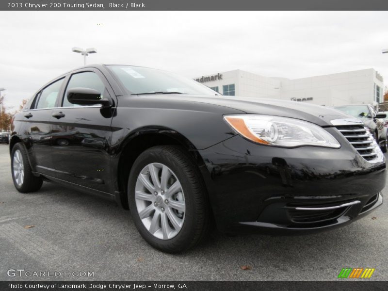 Black / Black 2013 Chrysler 200 Touring Sedan