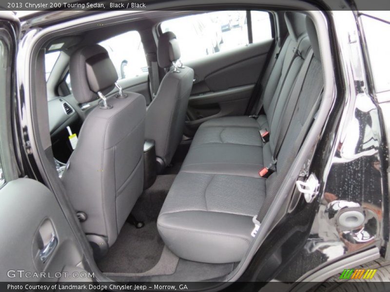 Black / Black 2013 Chrysler 200 Touring Sedan