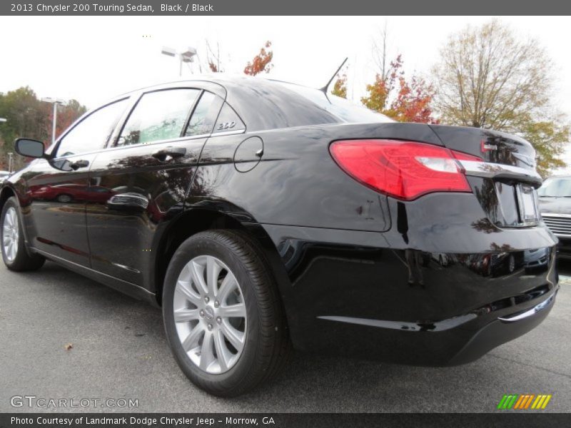 Black / Black 2013 Chrysler 200 Touring Sedan