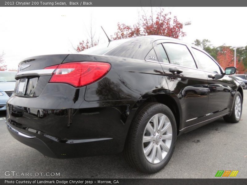 Black / Black 2013 Chrysler 200 Touring Sedan