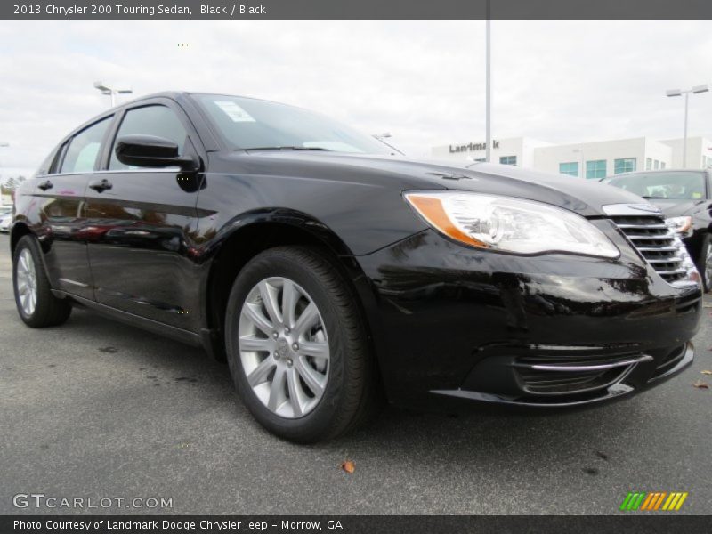 Black / Black 2013 Chrysler 200 Touring Sedan