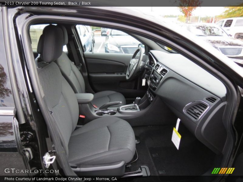 Black / Black 2013 Chrysler 200 Touring Sedan