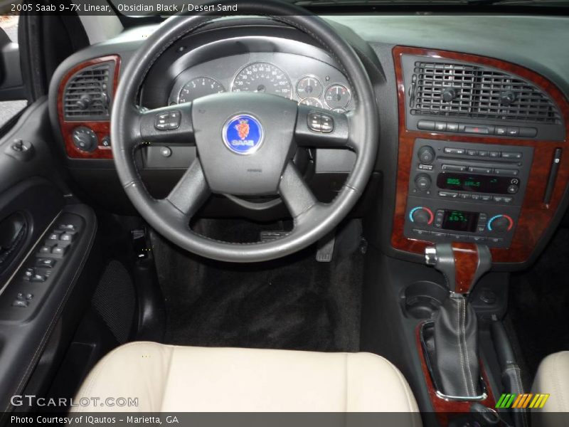 Obsidian Black / Desert Sand 2005 Saab 9-7X Linear