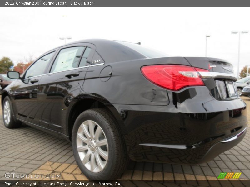 Black / Black 2013 Chrysler 200 Touring Sedan