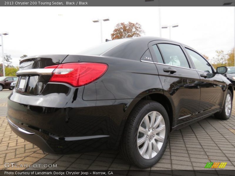 Black / Black 2013 Chrysler 200 Touring Sedan