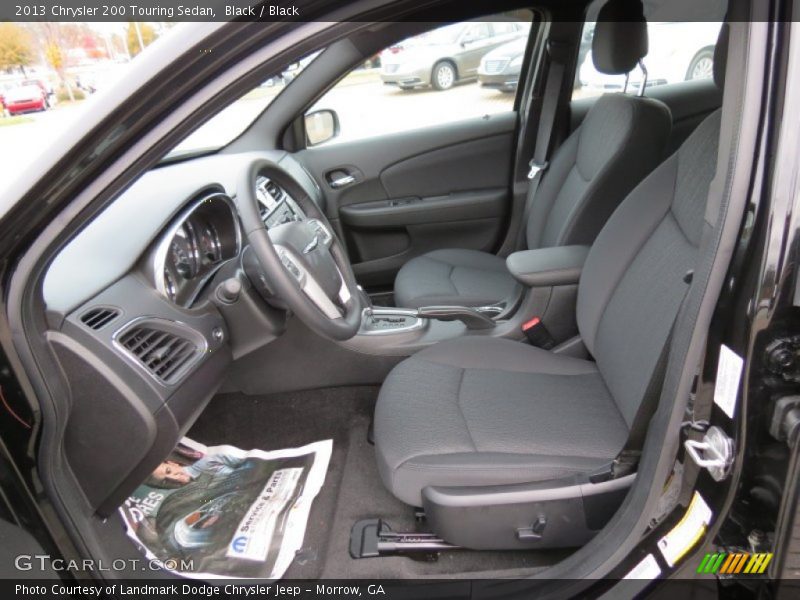 Black / Black 2013 Chrysler 200 Touring Sedan