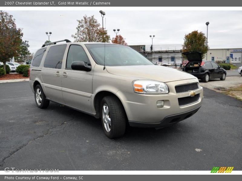 Gold Mist Metallic / Cashmere 2007 Chevrolet Uplander LT