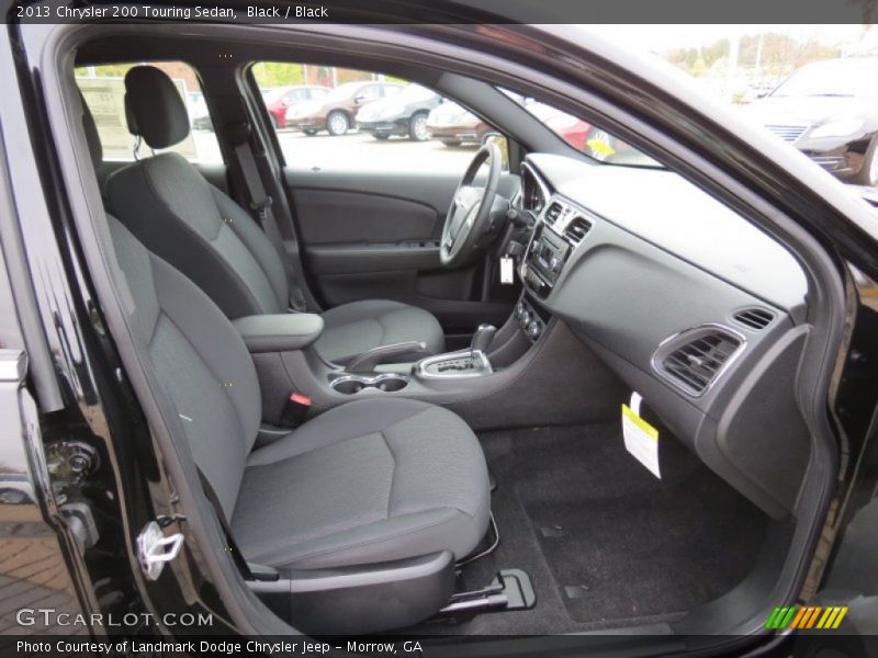 Black / Black 2013 Chrysler 200 Touring Sedan