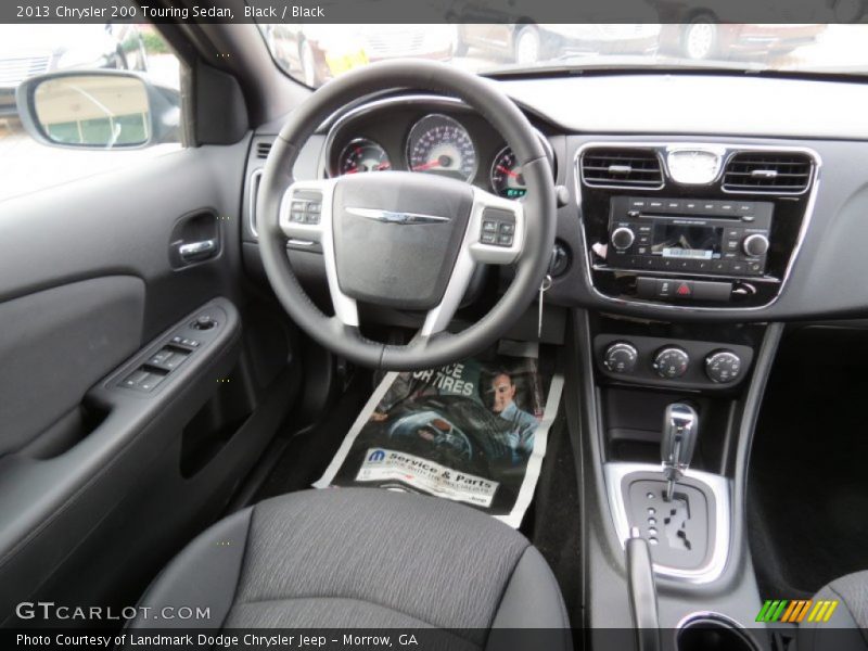 Black / Black 2013 Chrysler 200 Touring Sedan