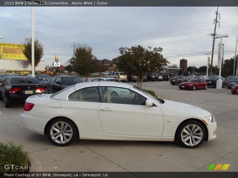 Alpine White / Oyster 2013 BMW 3 Series 328i Convertible