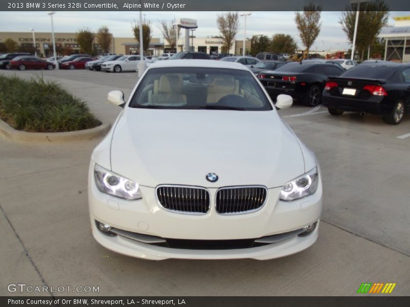Alpine White / Oyster 2013 BMW 3 Series 328i Convertible
