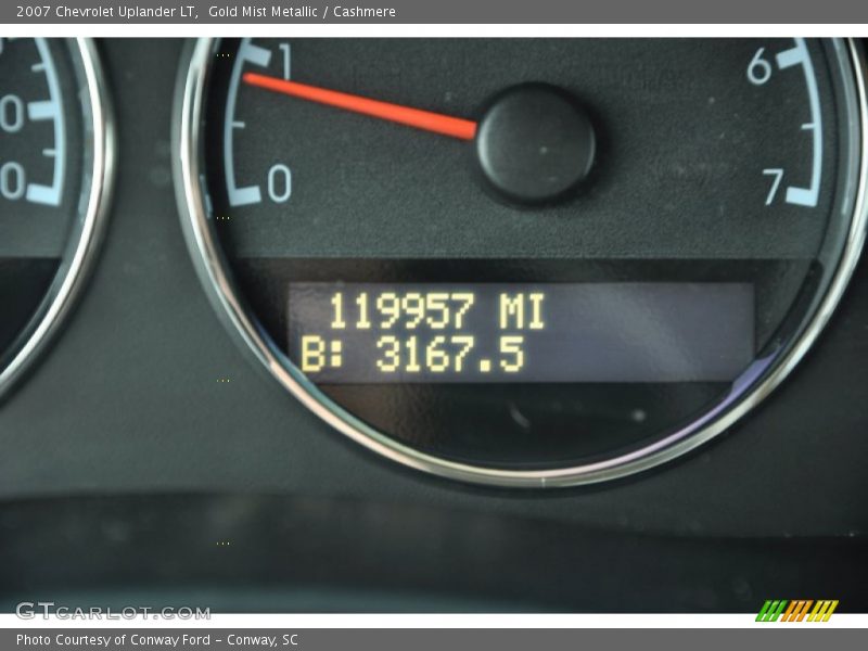 Gold Mist Metallic / Cashmere 2007 Chevrolet Uplander LT